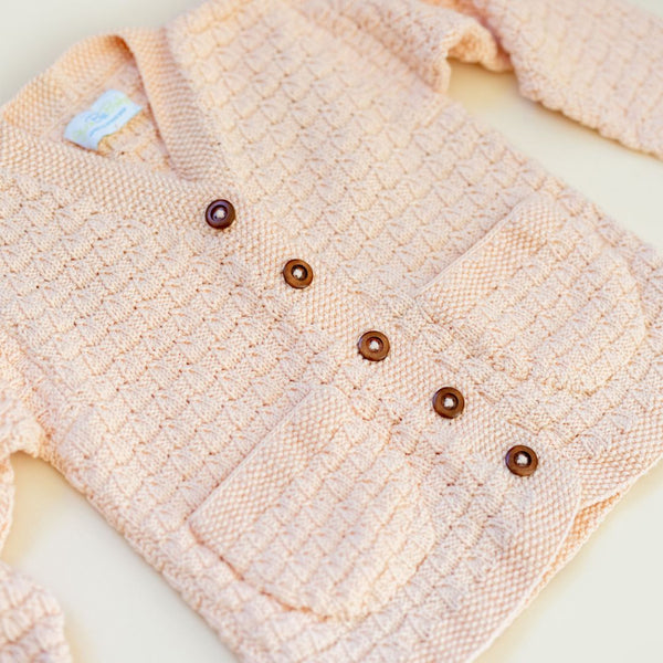 Darcy Cardi - Made-to-Order Cable Knit Cardigan Cotton Bamboo