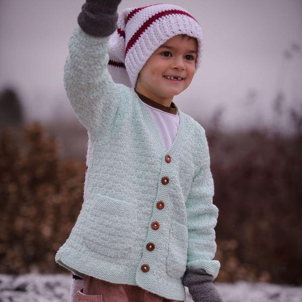 Darcy Cardi - Made-to-Order Cable Knit Cardigan Cotton Bamboo