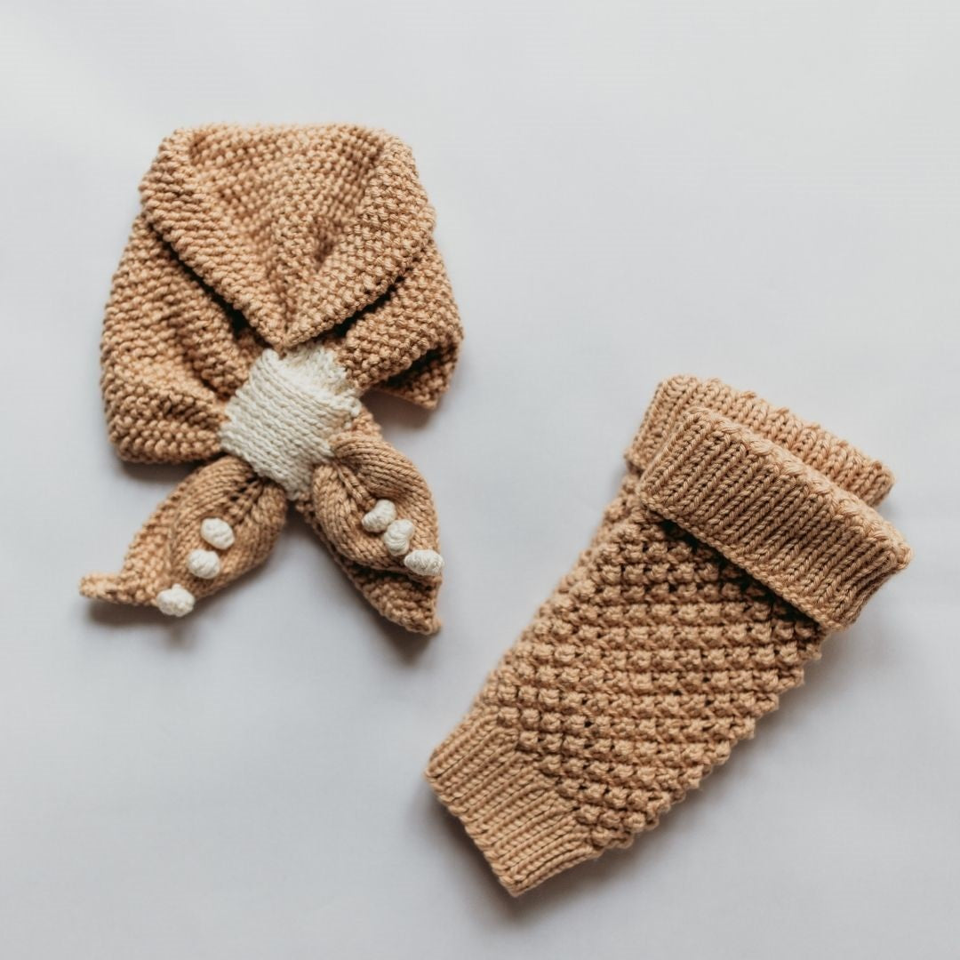 Popcorn-Scarf-Leg-Warmers-Honey-Beige