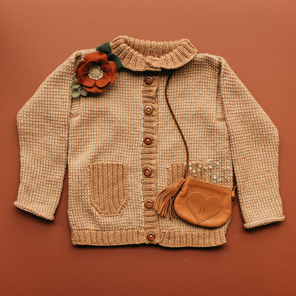 Aria Cardigan. Soft cotton bamboo cardigan for boys and girls