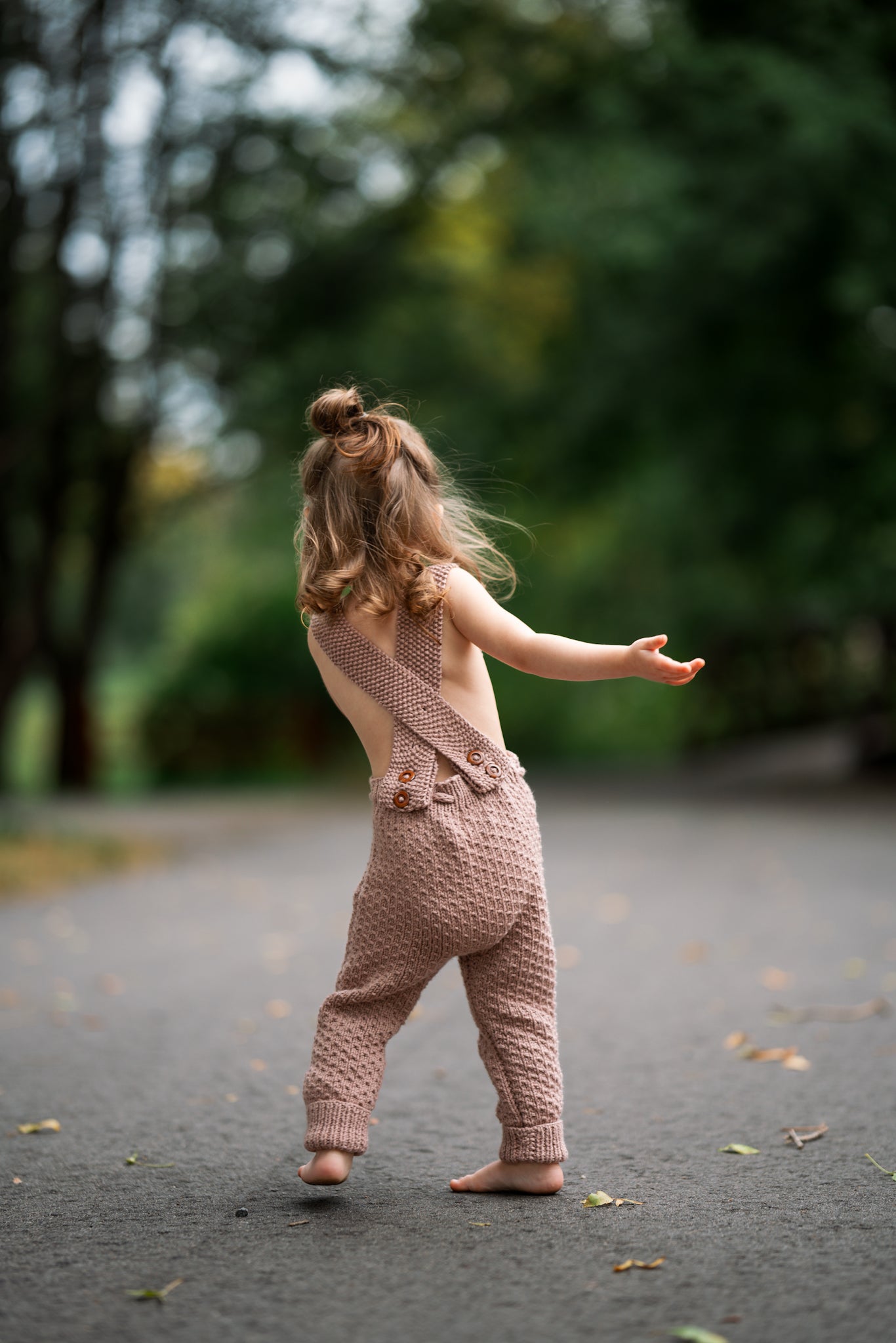 Hand knitted Mushroom Romper for boys and girls
