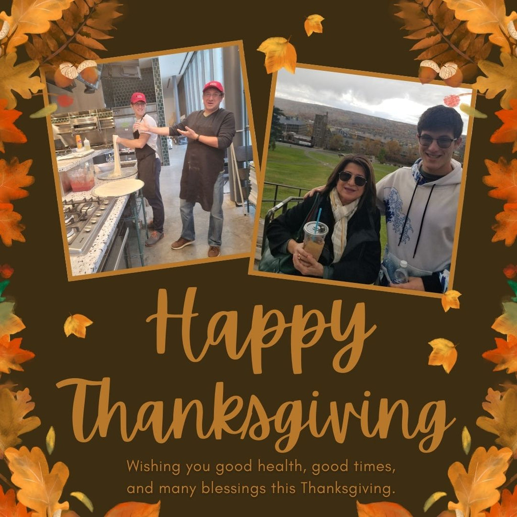 June from JuneBee Baby sharing a heartfelt Thanksgiving message with her handmade knitwear community