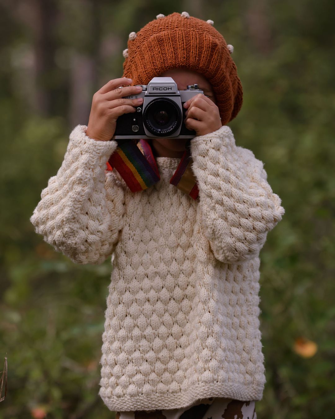 Artisan knitwear clothing and accessories made from cotton and bamboo yarn