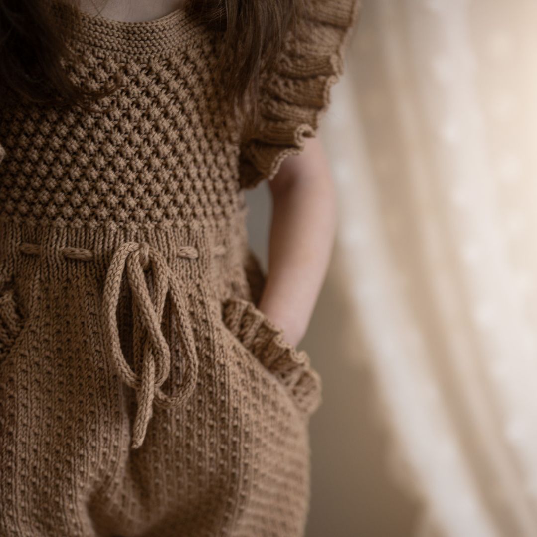 Alice-Romper-bubble-knit-brown
