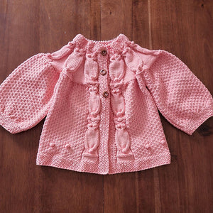 Children's Cardigan with Owl Motifs