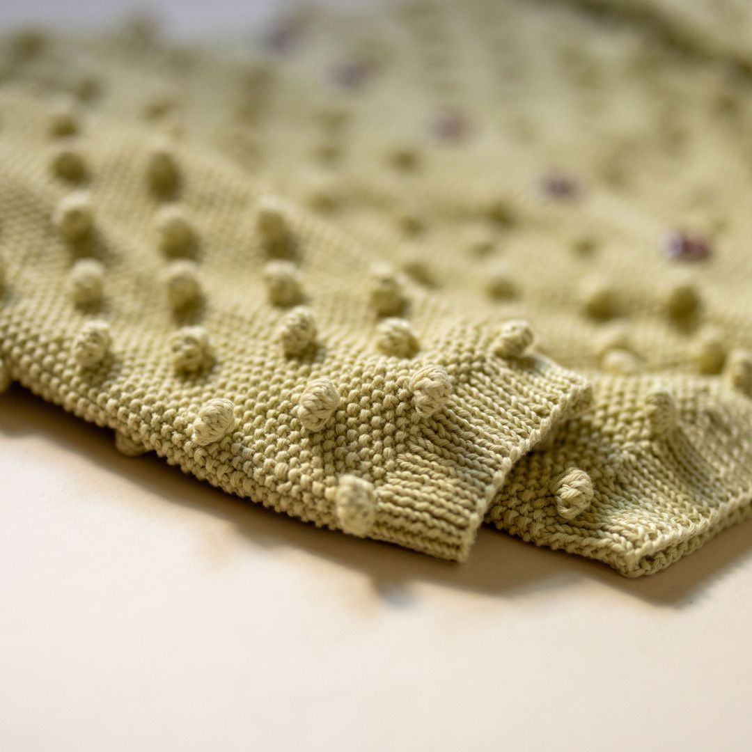 Dublin Cardigan in Light Yellow - Gender Neutral Baby Cardigan | JuneBee Baby

