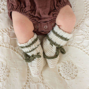 Eden-Booties-Cream-Green