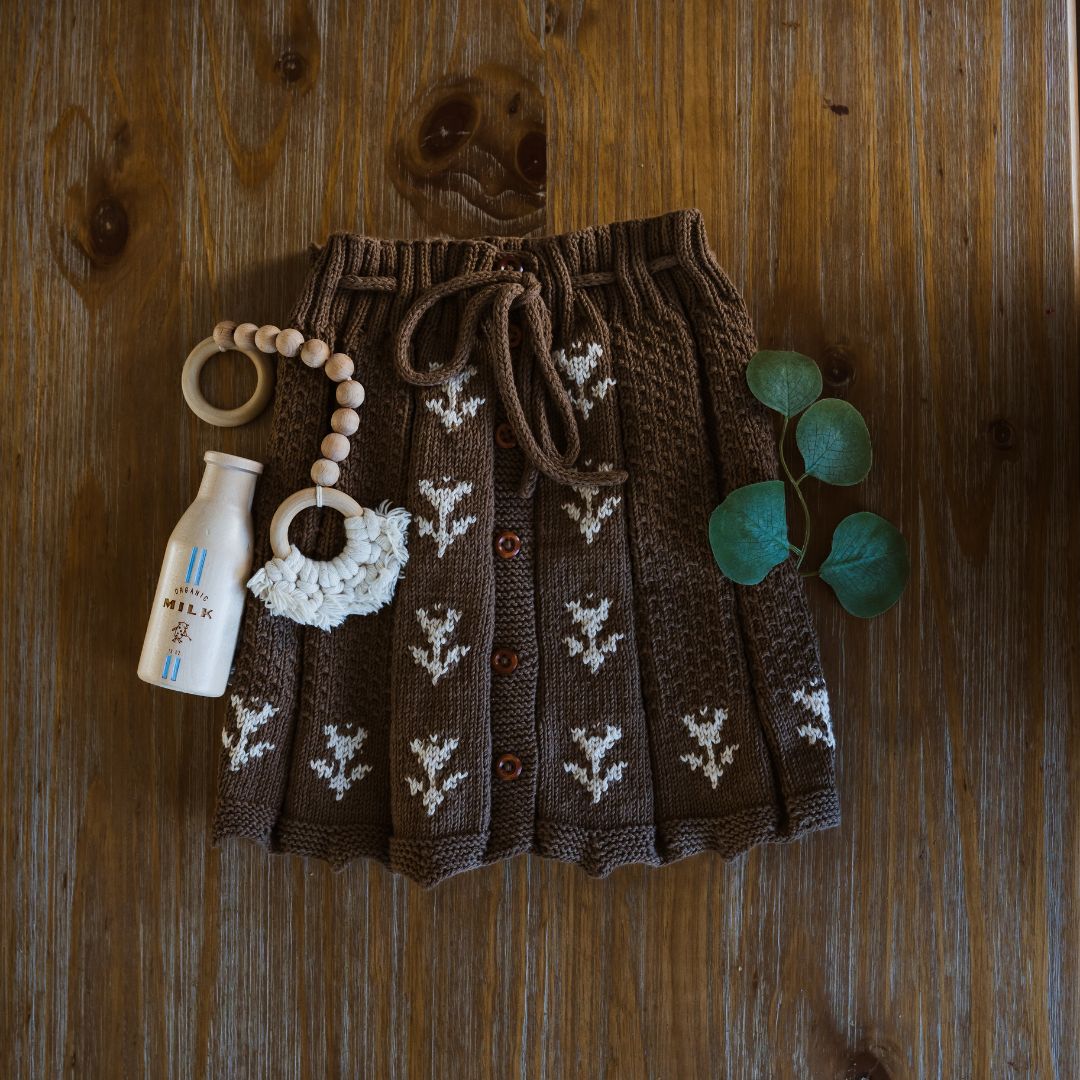 Elsa-Skirt-Brown-for-Girls