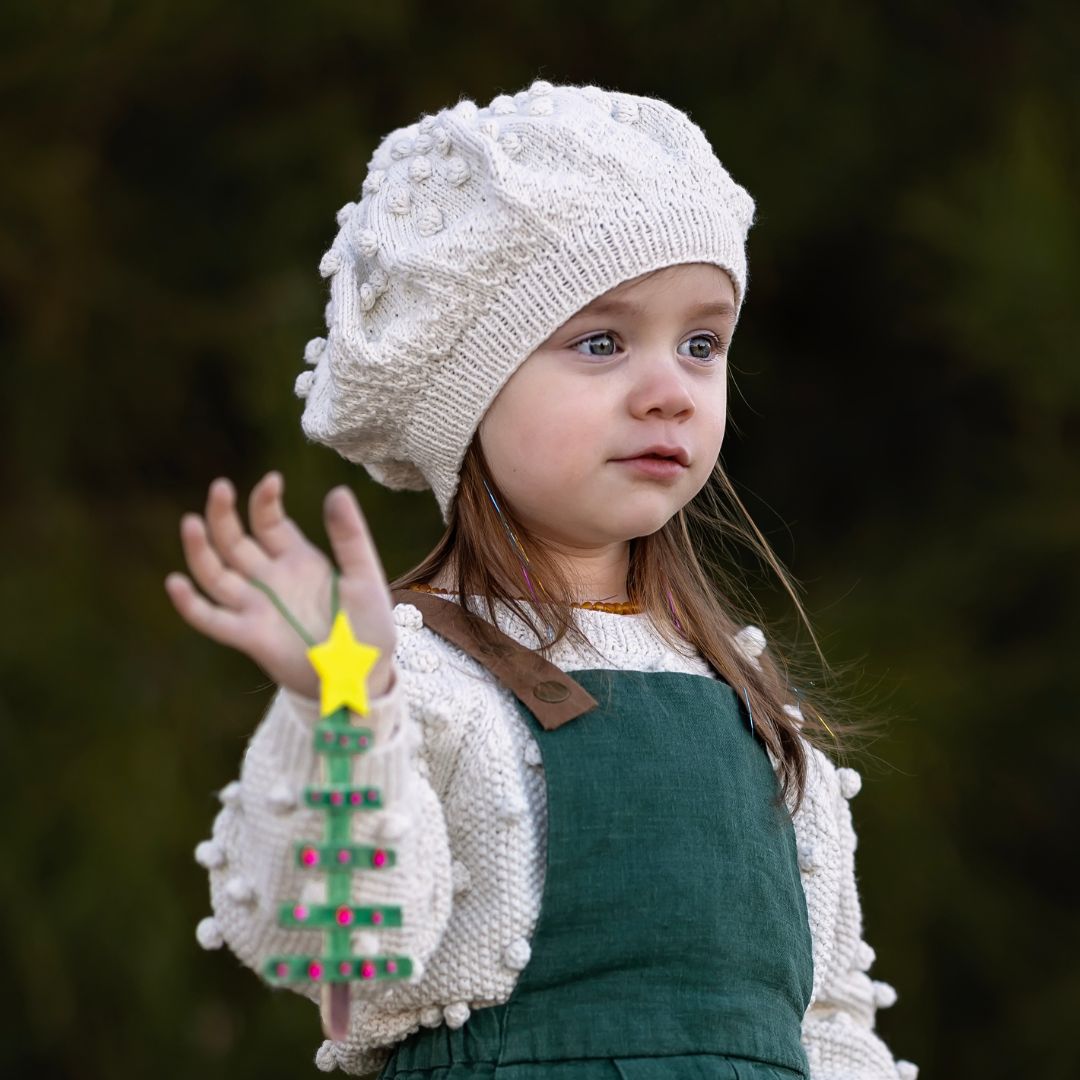 帽子 misha and puff popcorn beret 4-6y - 帽子