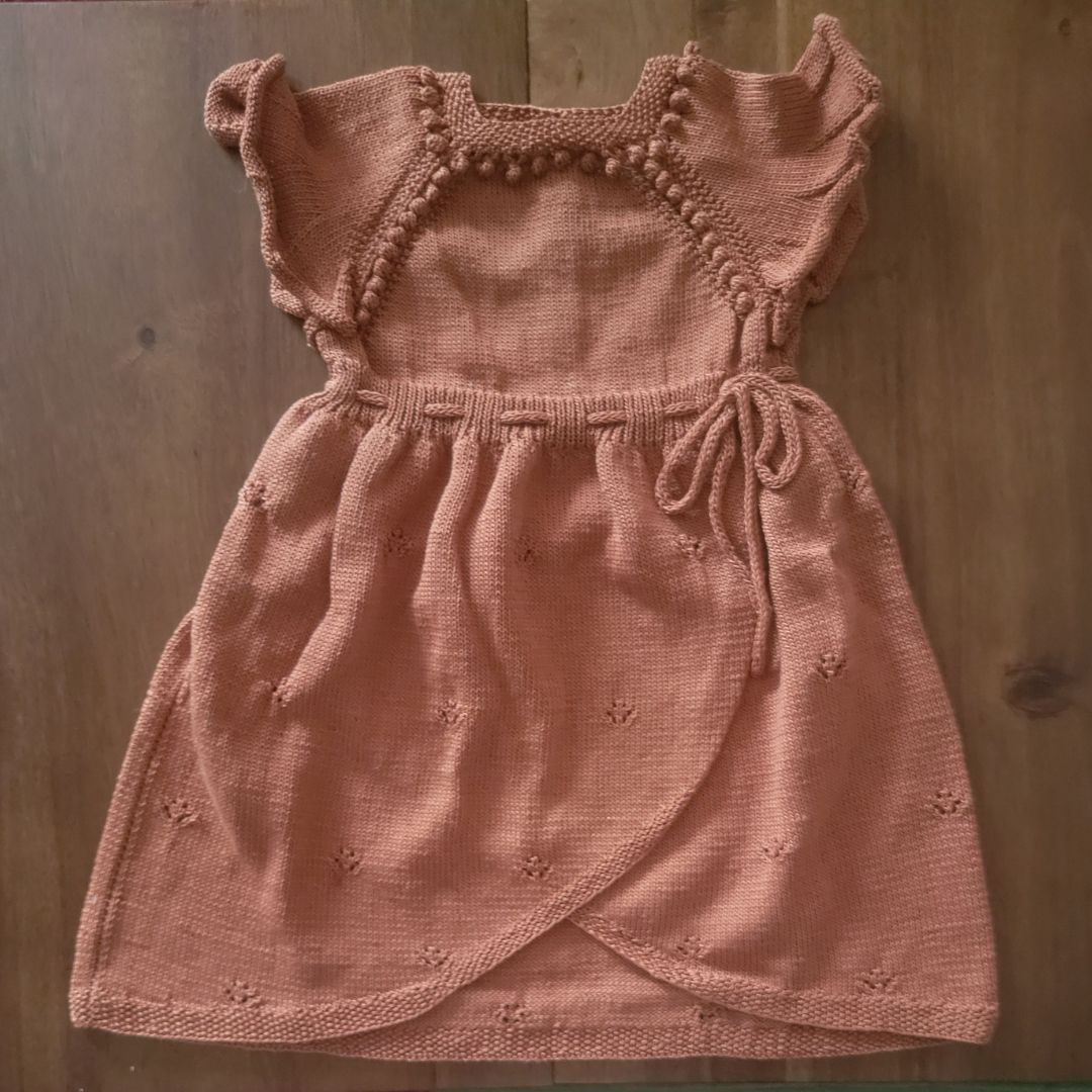 Girl's-Envelope-Dress-Rust