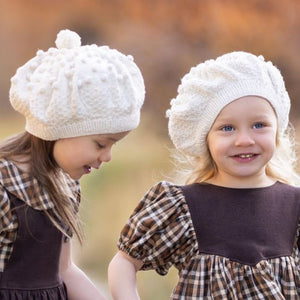 Girls-French-Beret-Cream
