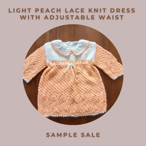 Light-Peach-Lace-Knit-Dress