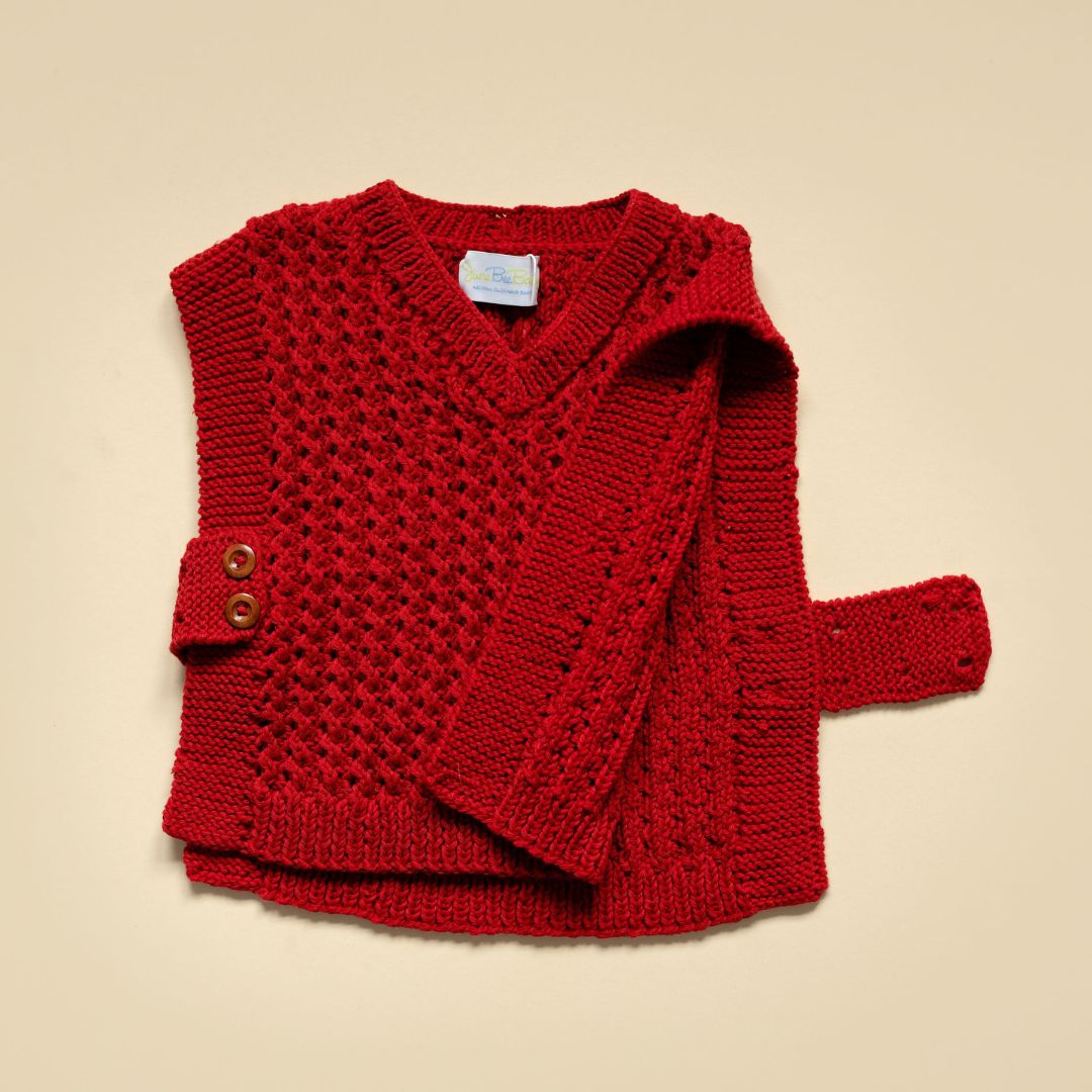Monroe-Cropped-Vest-Red
