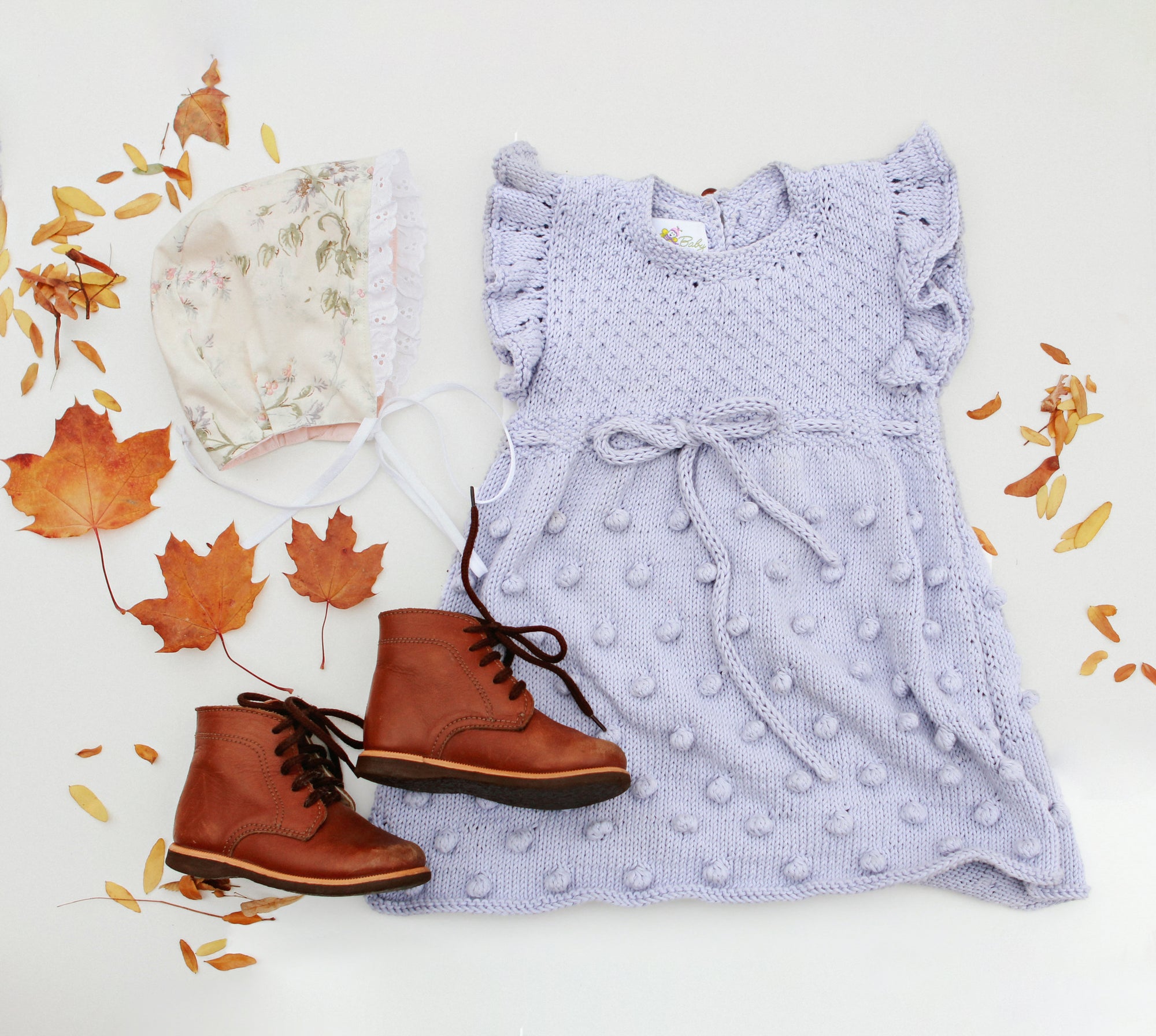 Popcorn-Knit-Dress-Children