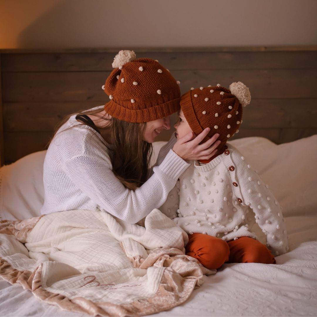 Rust-Popcorn-Knit-Hat