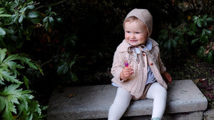 Fairy Tale Cardigan comes in baby, kid, doll and adult sizes