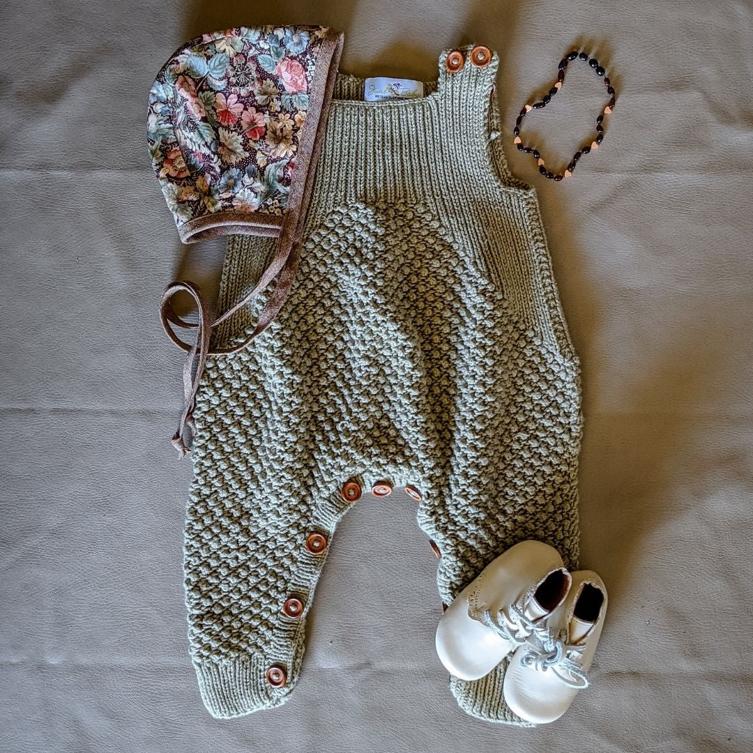 Bubble-Romper-Khaki-Green