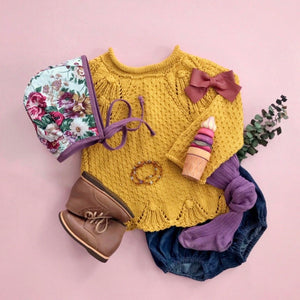 Christine-Pullover-Mustard