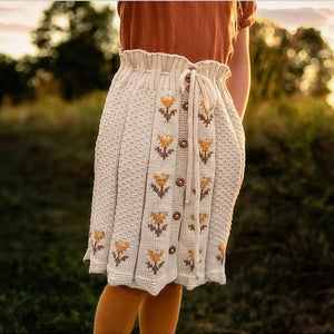 Elsa-Skirt-Bone-Mustard-Green