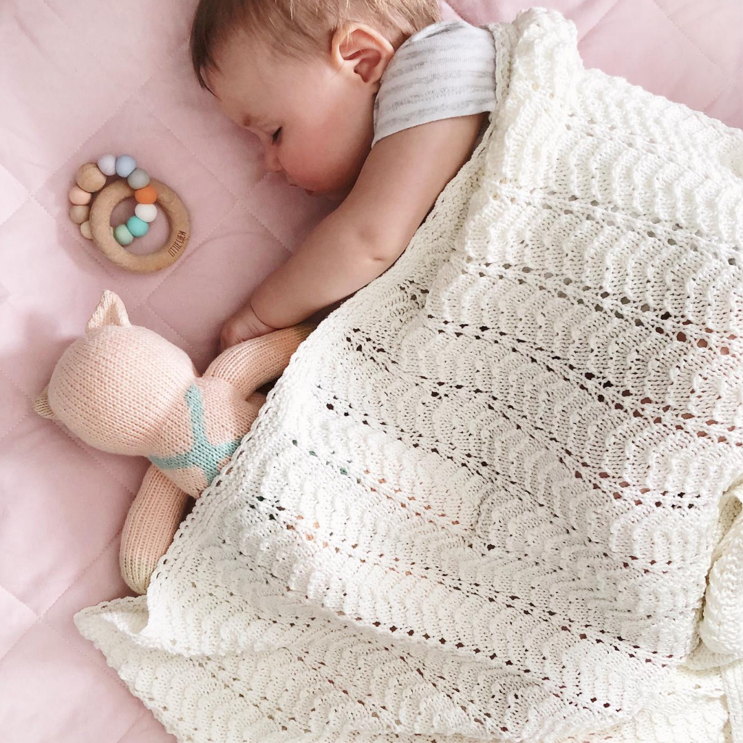 Lace-knit-Baby-Diaries-Blanket-cream