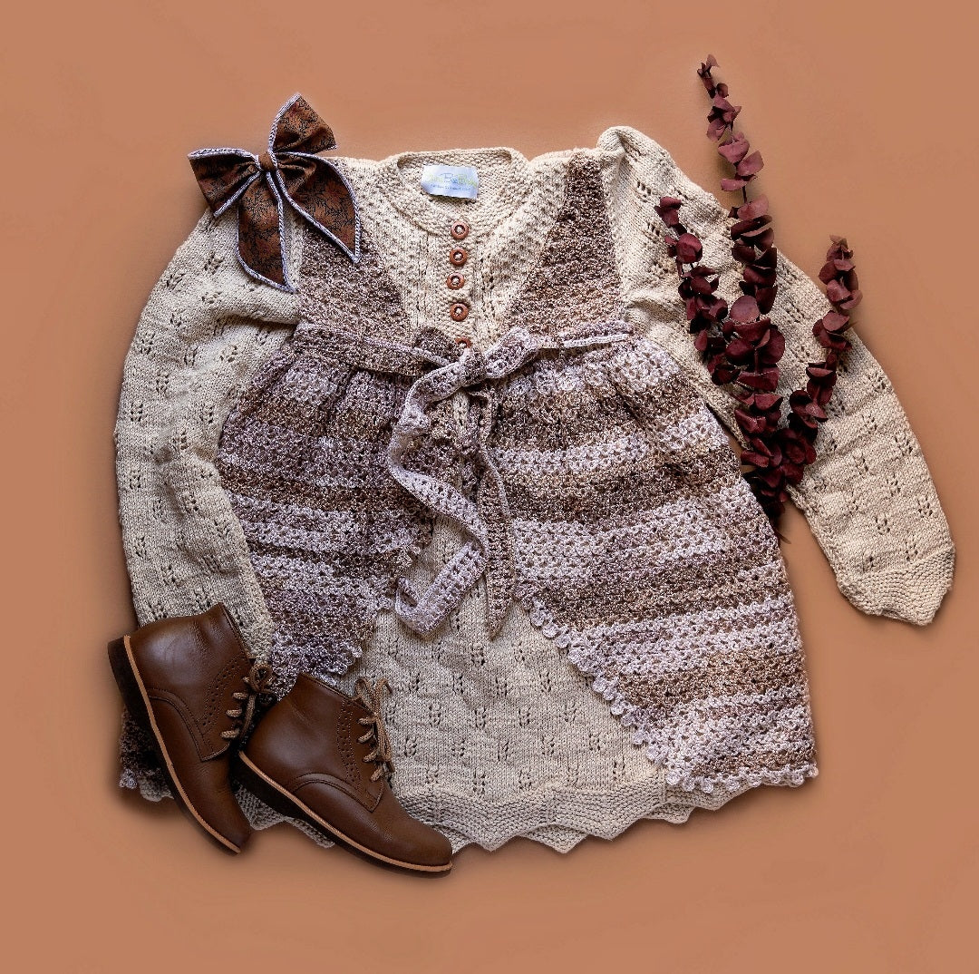 Lavinia-Dress-Ecru-Marble