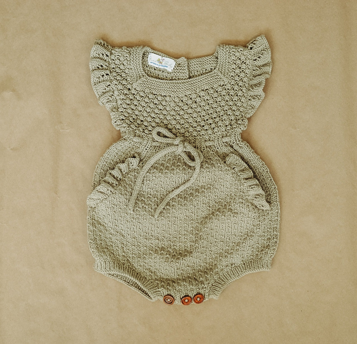 Mabel-Romper-Khaki-Green