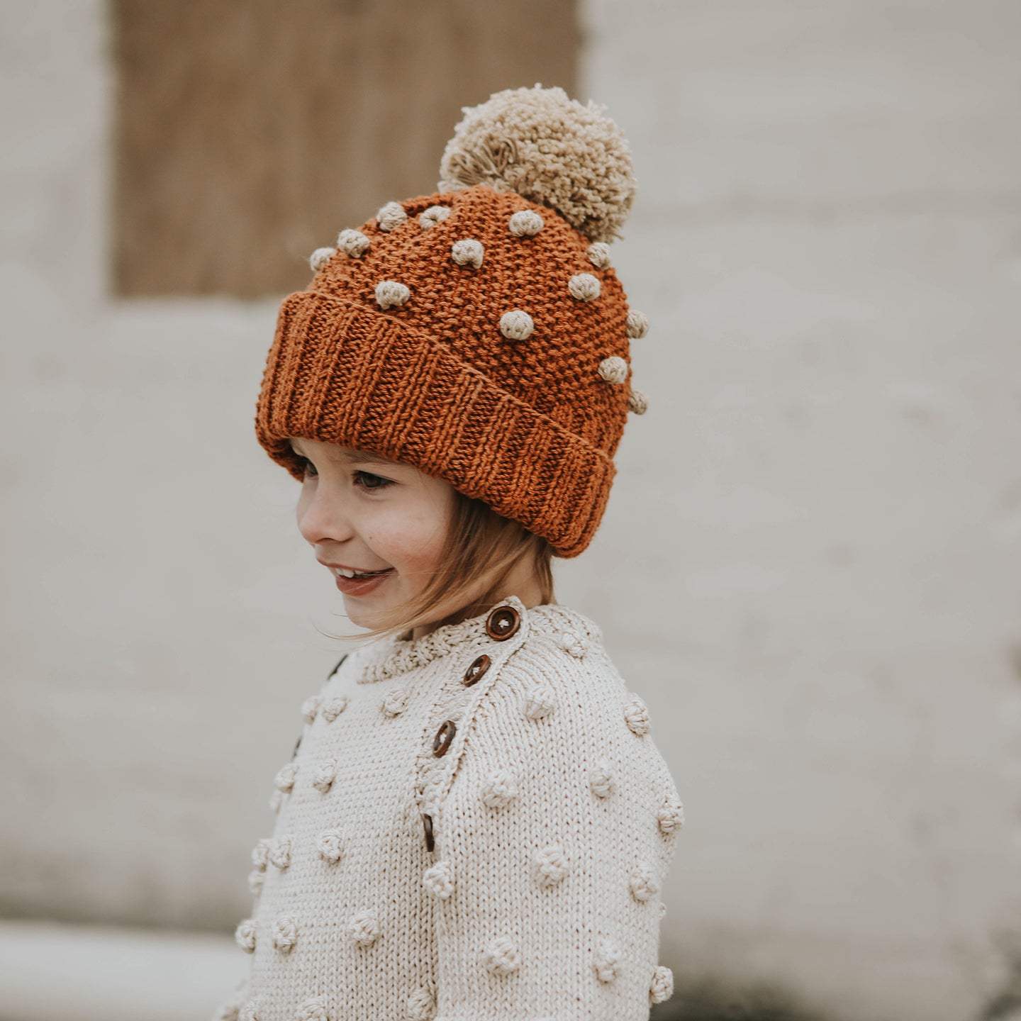 Popcorn-Hat-Rust-Ecru