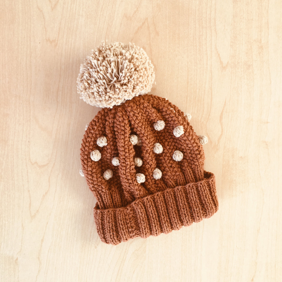 Handmade Crochet Popcorn beanie hat New How To Crochet A Popcorn Stitch Slouchy Hat, Lilu main image 2