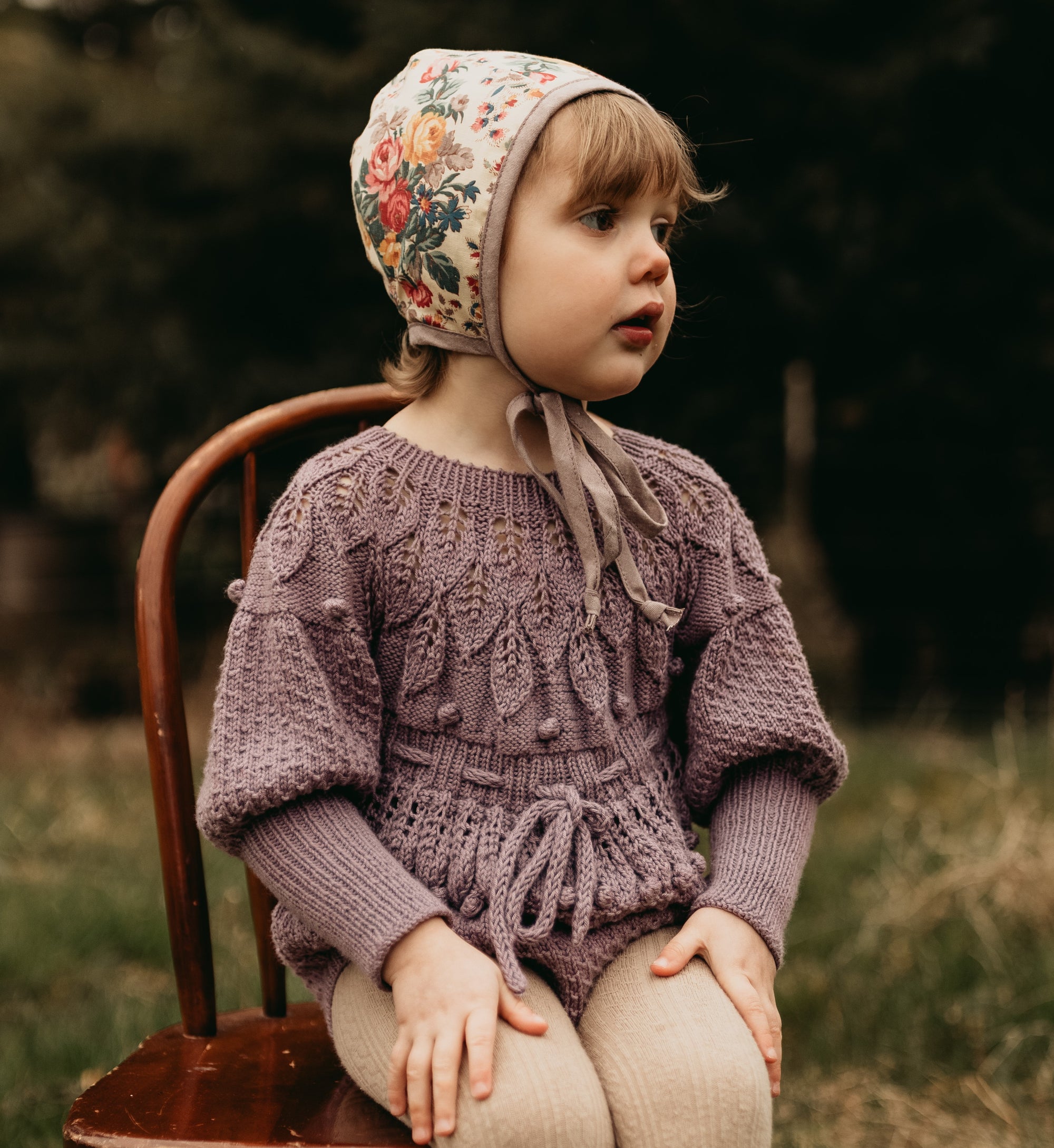 Shirley Romper in Dark Mauve - Handmade Baby Romper
