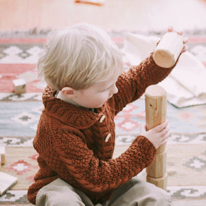 Troy-Cardigan-Rust