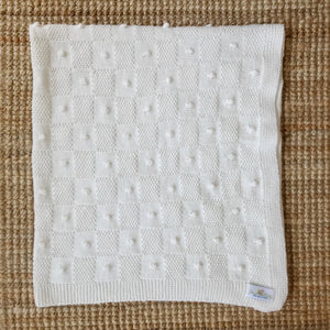 Popcorn-Knit-Blanket-White